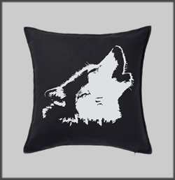 Husky Howl Cushion
